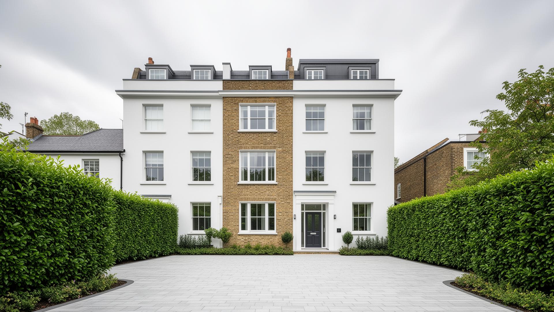 Professional exterior cleaning of a modern commercial property by Marsh Cleaning