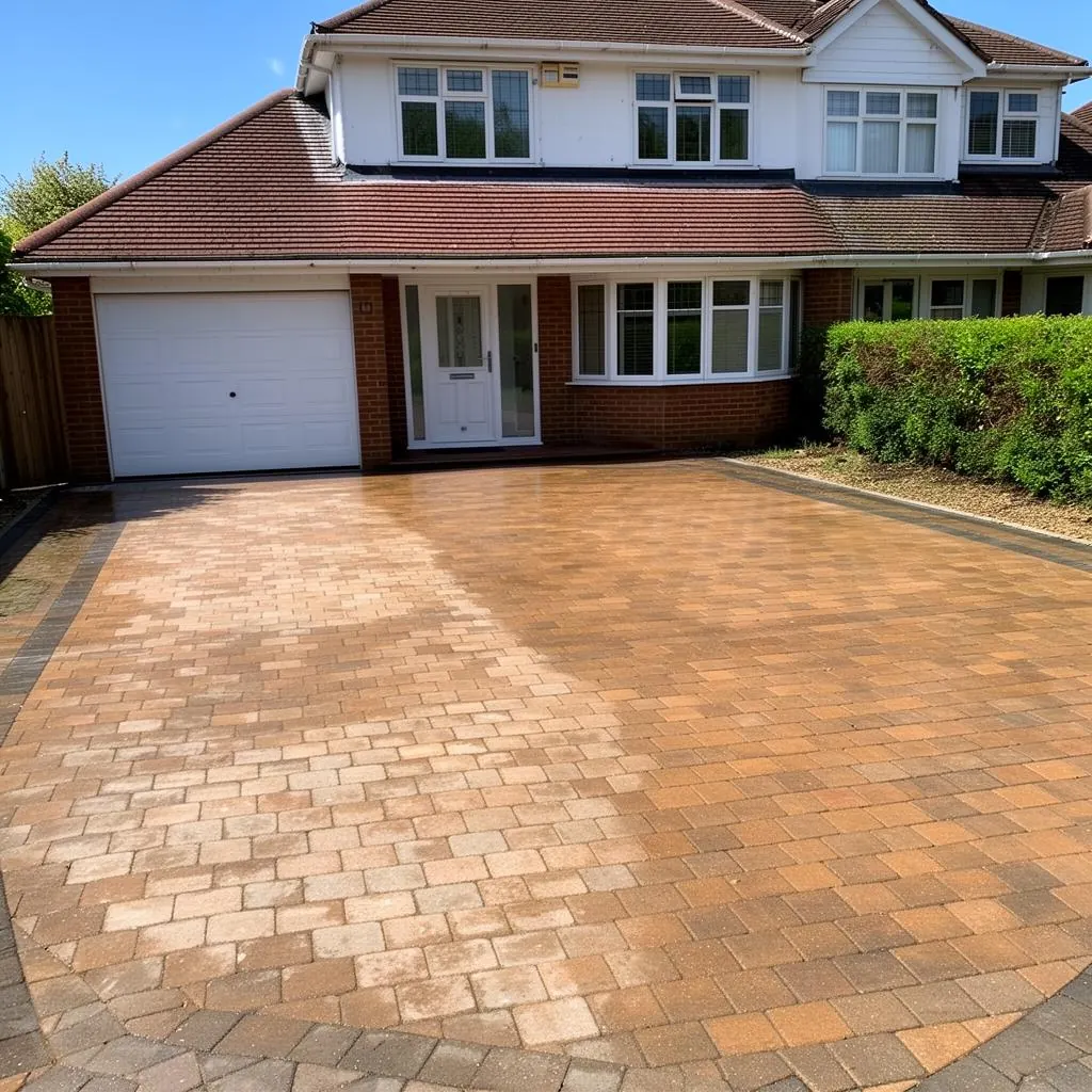 Professional exterior cleaning in progress by Marsh Exterior Cleaning Liverpool